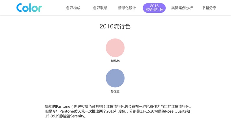 ��Ѷ���ģ���ɫ����Ӧ��ѧ���6��ɫ��֪ʶ��