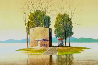 ˮ�����С����-���� Alessandro Tofanelli �滭��Ʒ