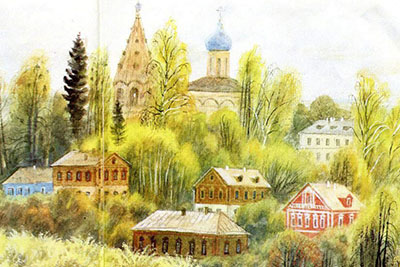 �廭�� Nikolay Ustinov �ļ��廭��Ʒ