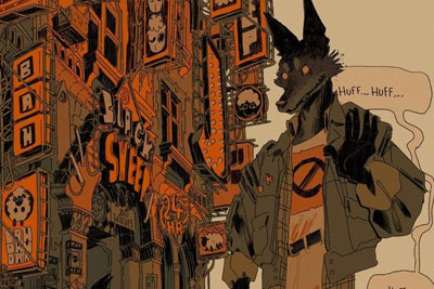 Ӣ�����ز廭ʦ Squiddy �Ĳ廭��Ʒ