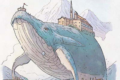 ���ô������� Gregory Fromenteau �ľ��Ͷ��ﱳ�ϵĽ����廭