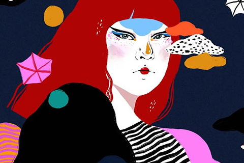 ӡ�������ǲ廭��Diela Maharanieʱ��Ů�Բ廭��Ʒ����